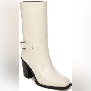 Franco Sarto Women's Vance Square Toe Mid Calf Boot size 9.5